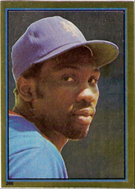 1983 Topps Baseball Stickers     266     Mookie Wilson FOIL